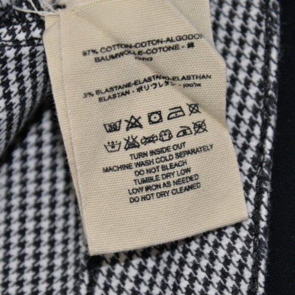 We the Free People Houndstooth High Rise Pants Sz 27 - Picture 6 of 6